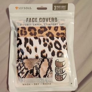 Animal print washable face masks